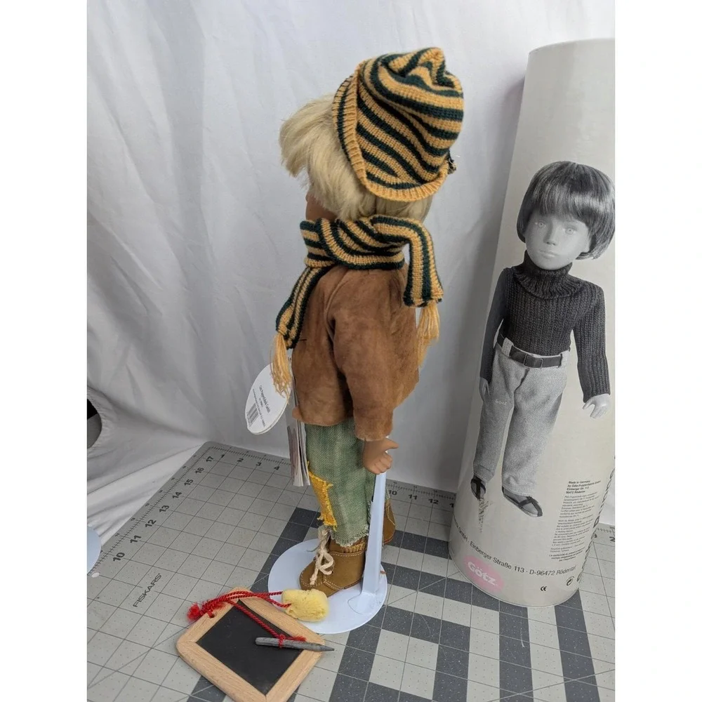Gotz Sasha‎ Doll Alberto Boy Chalkboard Tube Papers